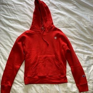 Champion Reverse Weave Hoodie Red Sweatshirt